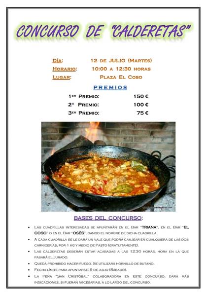 Concurso de calderetas